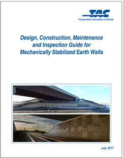 Cover of " Design, Construction, Mainetenace, and Inspection Guide for Mechanically Stabilized Earth Walls," by Andrew Van Dyk, Michael Maher, Storer J. Boone; and R.J. Bathurst